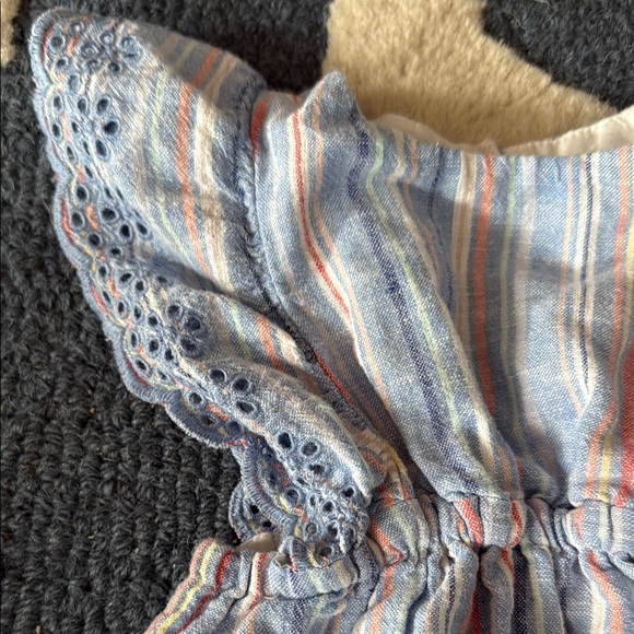 GAP Baby Romper with Blue and Red Stripes - Picture 5 of 10